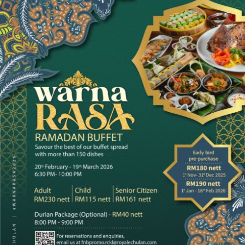 Ramadan Flyers A5 (500 x 500 px) Cakes & Pastries Discount at Royale Chulan Kuala Lumpur