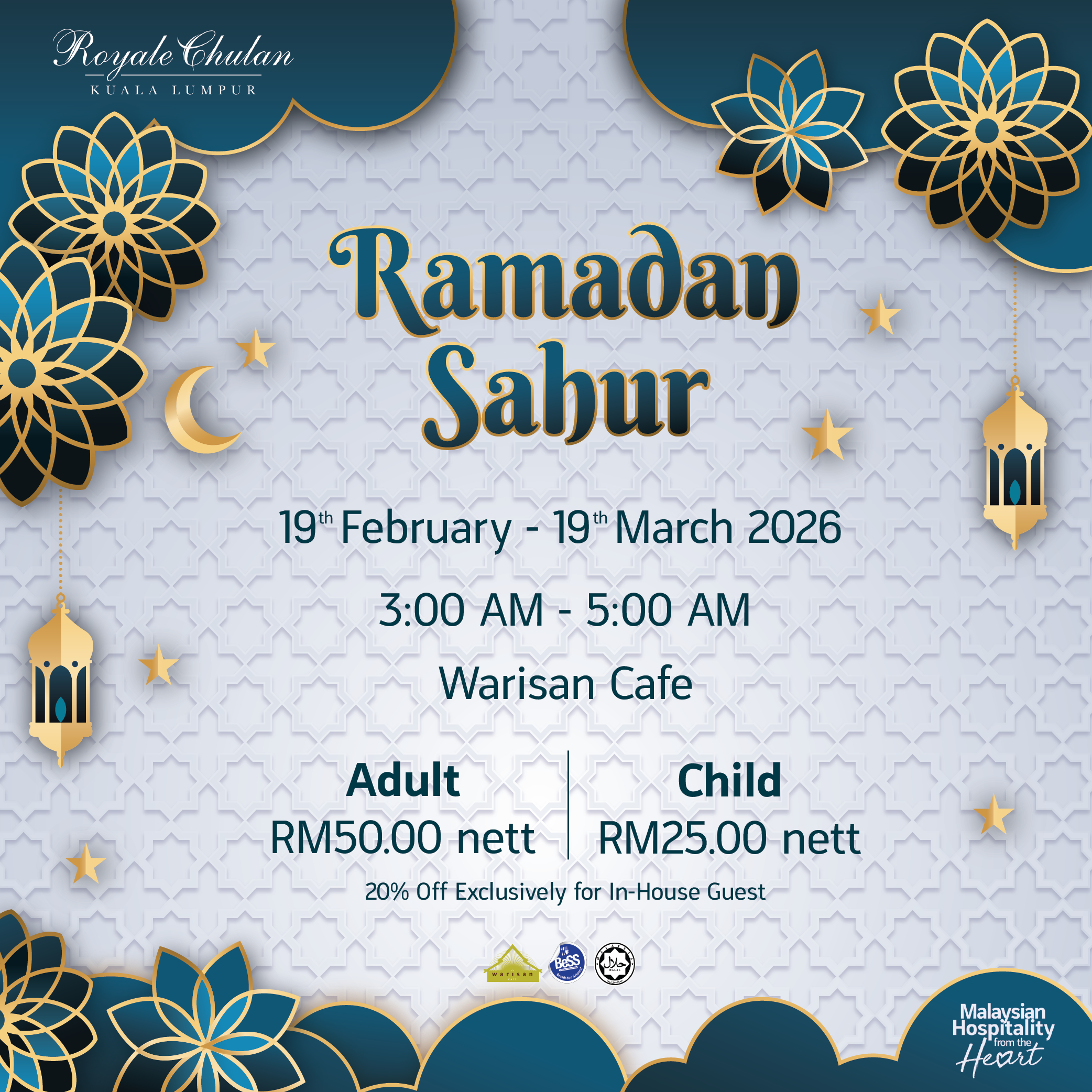 Cakes & Pastries Discount at Royale Chulan Kuala Lumpur